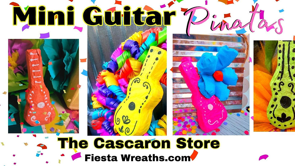 Fiesta Decoration Party Supply Guitar Mini Pinata