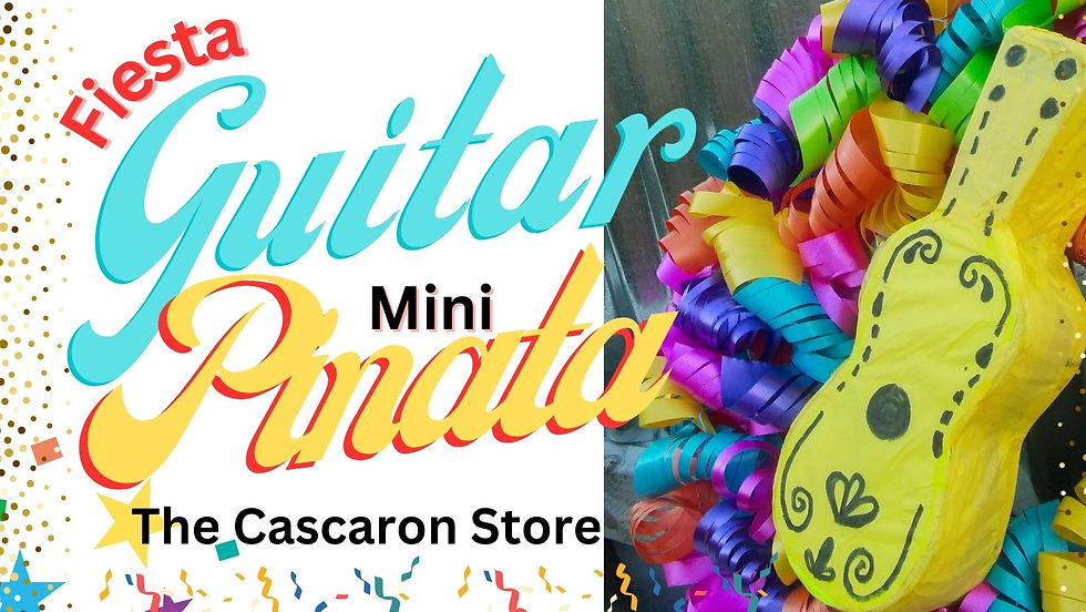 Fiesta Decoration Party Supply Guitar Mini Pinata
